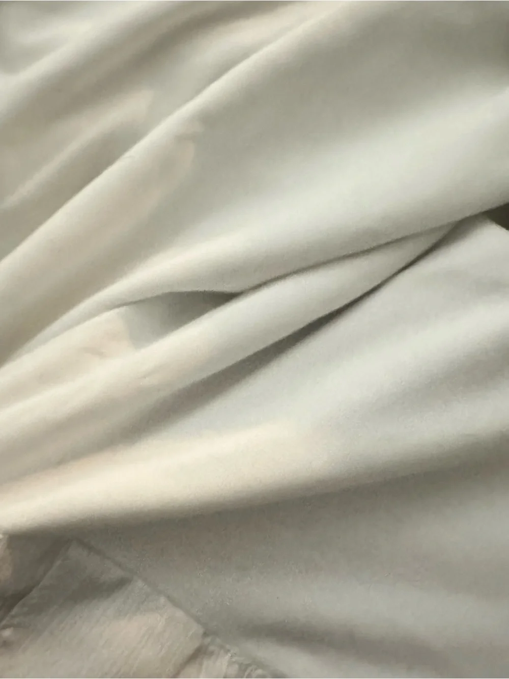 Set Of Two White Curtains